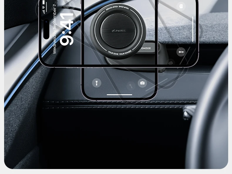 YZ Für Tesla Handyhalterung Modell Y YL Juniper 3 Highland 2025-2026 LHD RHD Magnetische Halterung Ständer 360 ° für Air Vent-Montage Magsafe – Detail 8