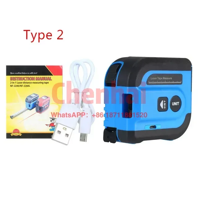 

wholesale Digital Laser Rangefinders Meter with 16ft Tape Measurer Distance Measure Gauge Range Finder