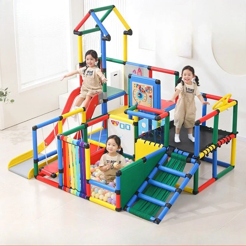 Indoor children's baby small ladder, multi-functional combination slide