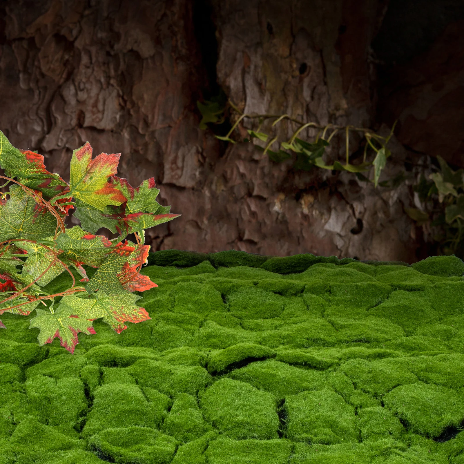 

Artificial Grass Turf Fake Moss Carpet Dense Realistic Sun Rain Resistant DIY Theme Decor Living Room Bedroom Kitchen Office