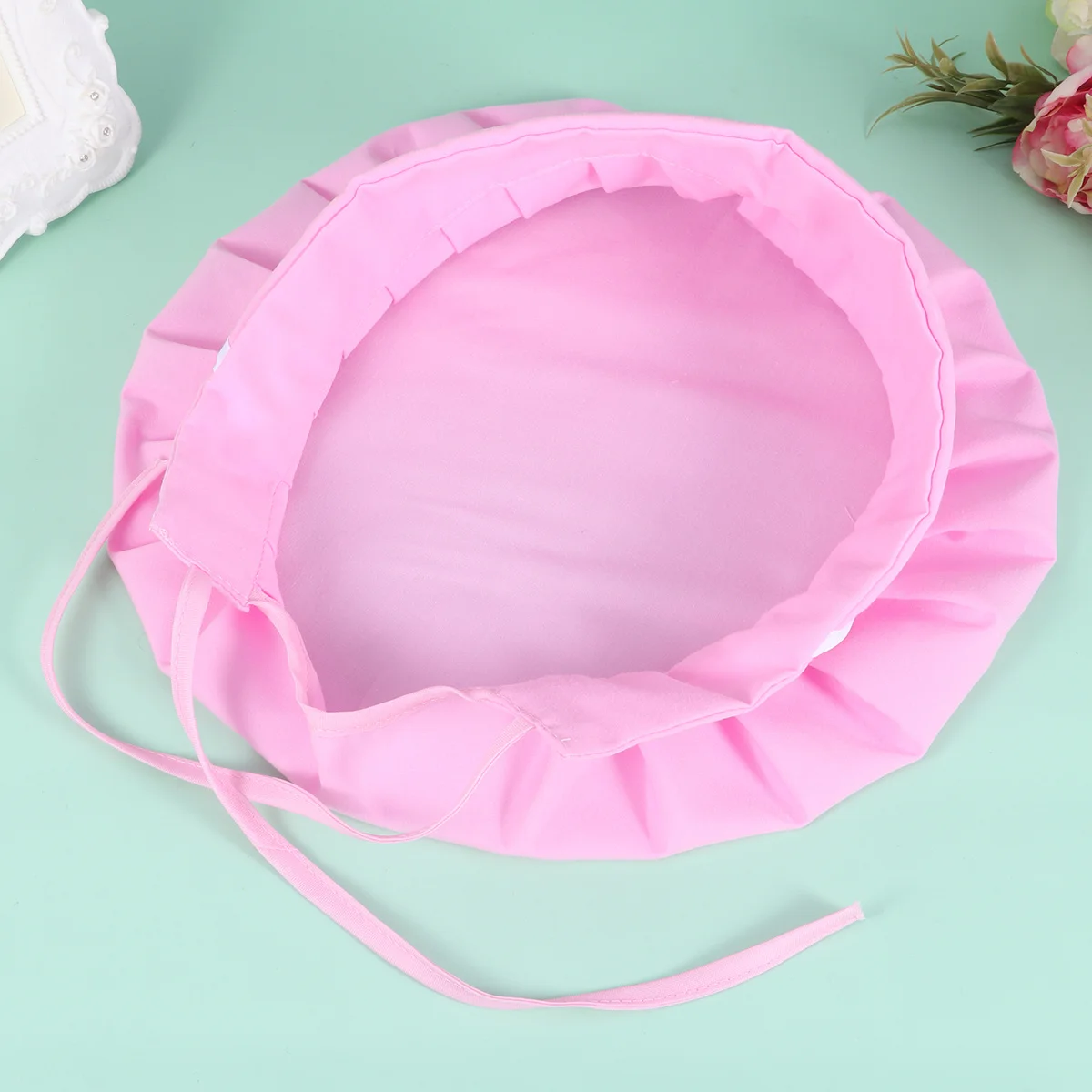 1pc verstelbare koksmuts pure kleur lichtgewicht stofdichte werkhoed voor cateringpersoneel restaurant bakken koken slijtage roze