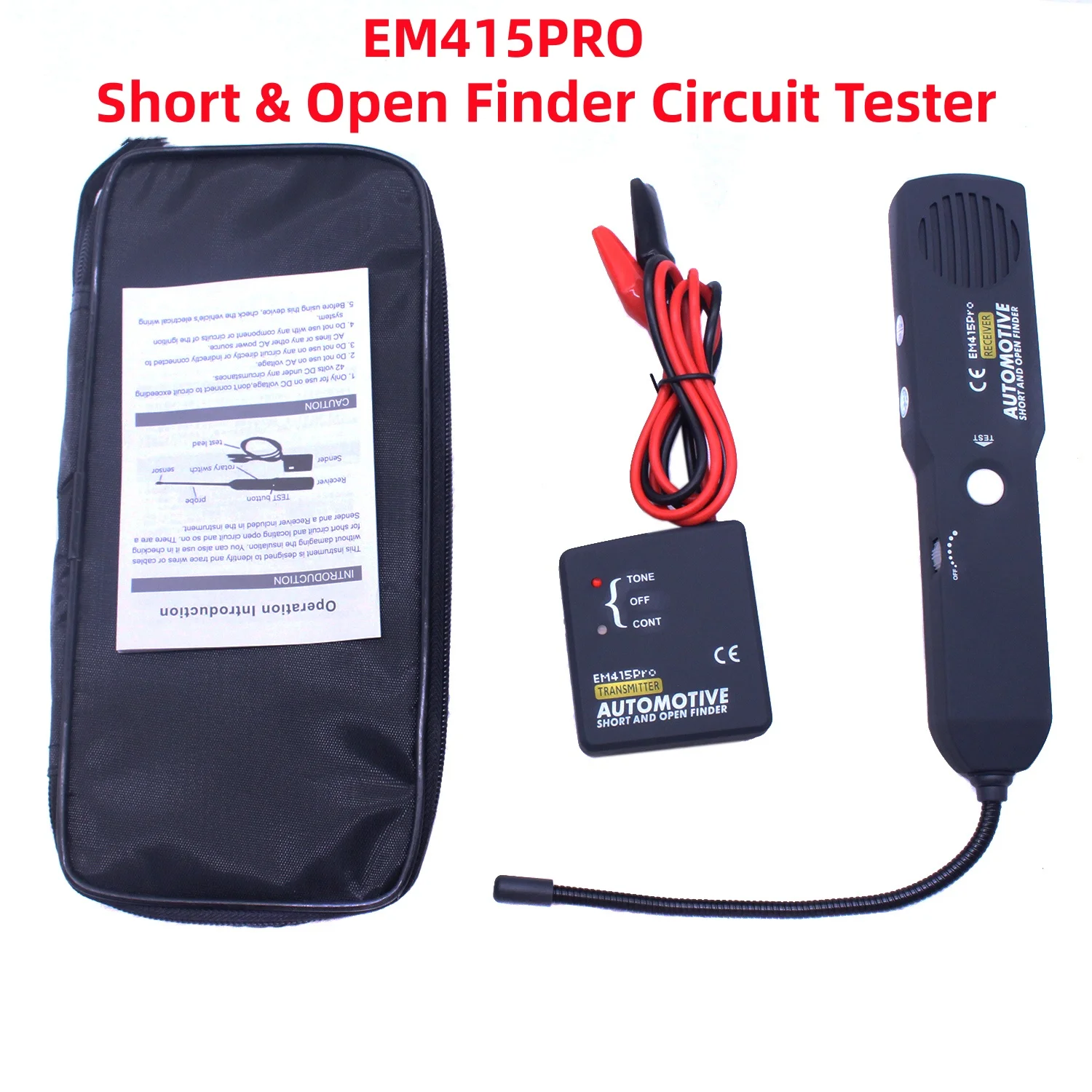 

Инструмент для ремонта автомобилей Автомобильный тестер коротких и открытых цепей EM415PRO Детектор-лоситель для проводов или кабелей Инструмент для диагностики автомобиля