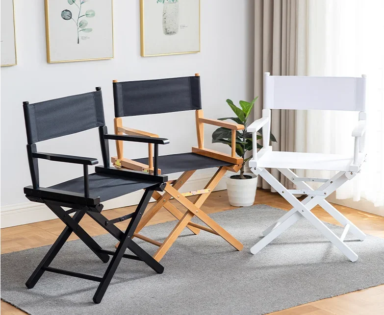 

Wholesale Portable Lightweight Wooden Folding Make Artist Directors Chair