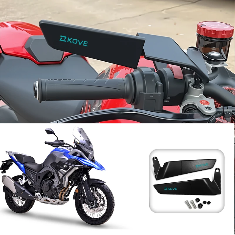 Easy Installation Motorcycle Wind Wing side Rearview Foldable For KOVE COLOVE 800X 800 X 500X 525X 500 Montana XR5 alloy