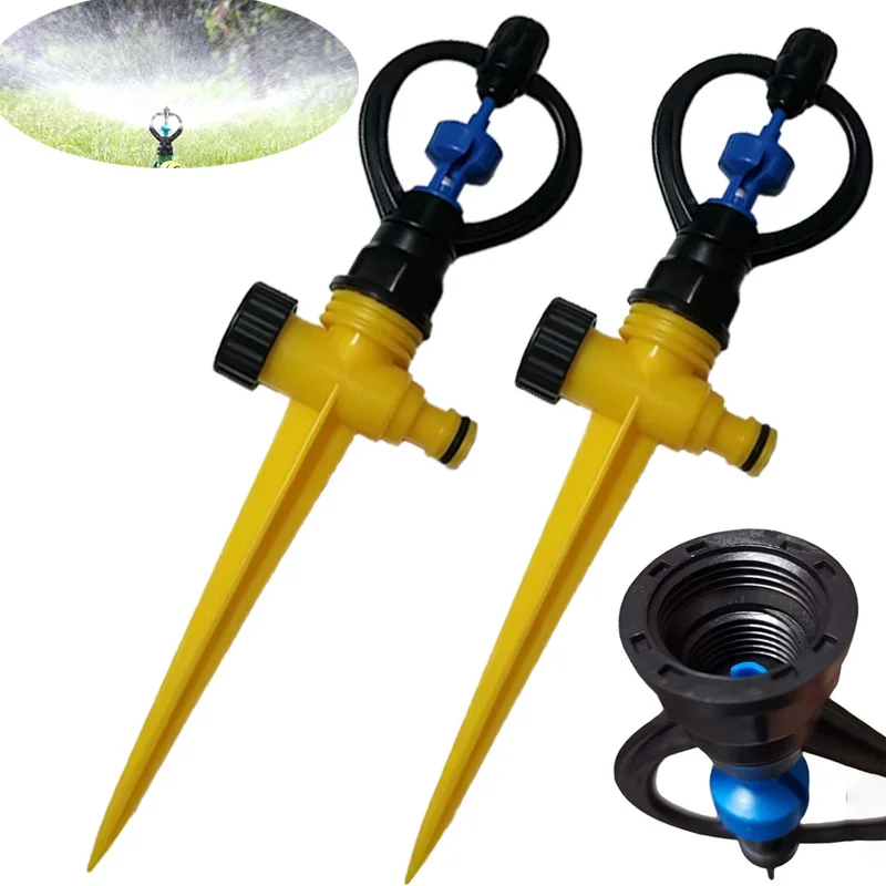 Gardening Irrigation 1/2 Inch Internal Thread Watering Rotary Sprinkler Garden Lawn Micro Irrigation System Plastic Nozzle