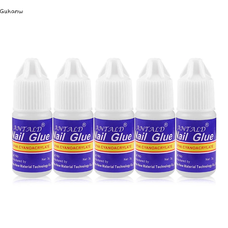 

[HBA]Nail Glue False Nail Tips Stick 3D Decoration Glue Clear Fast Dry Glue Manicure Nail Art Tools DIY Design