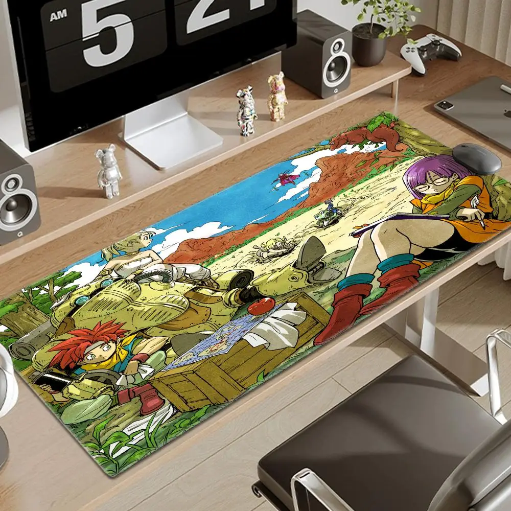 Mouse Pad Laptop Pixel Art HD Print Anime Mousepad PC C-chrono Trigger Gamer Keyboard Pad Computer Gaming Accessories Desk Matad