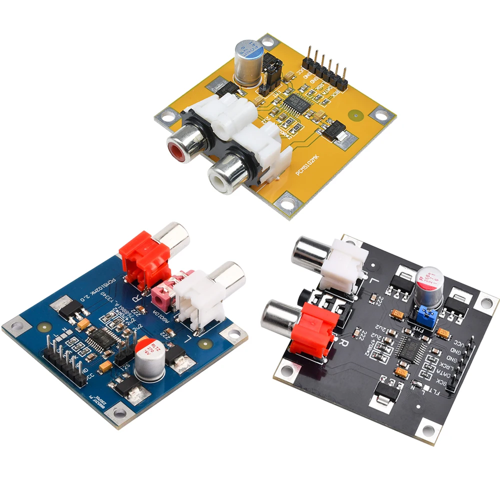 PCM5102 DAC Decodificador I2S Player Placa ensamblada 32Bit 384K Más allá ES9023 PCM1794 Módulo de placa decodificadora