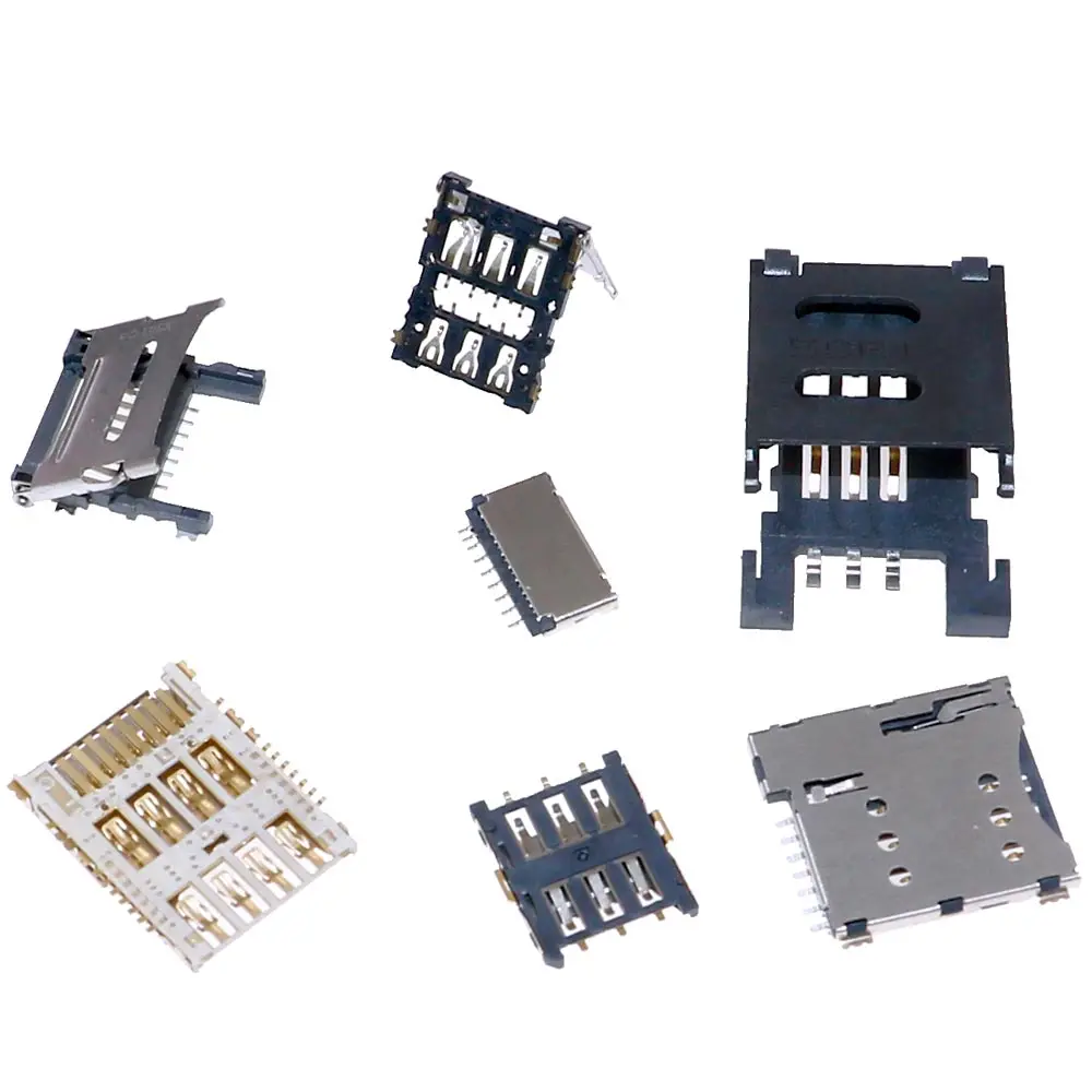 120pcs 24value x 5pcs SD mini TF sim Micro nono Card Holder Card Slot Card Holder cellulare Memory Card Holder kit misto