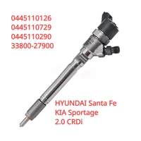 3380027900 0445110126 0445110290   Nuevo inyector de combustible diésel para HYUNDAI Santa Fe Tucson/KIA Sportage 2,0 CRDi