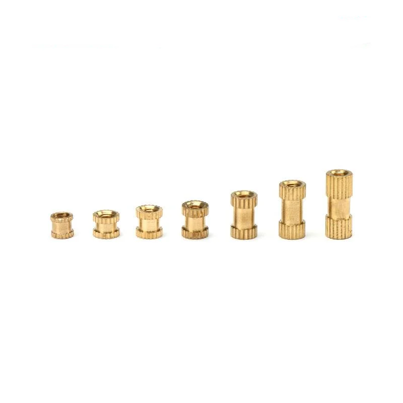 10PCS M3 Blind Hole Single-pass Copper Embedded Parts Nut Copper Knurled Nut Flower Mother Inlay Injection Copper