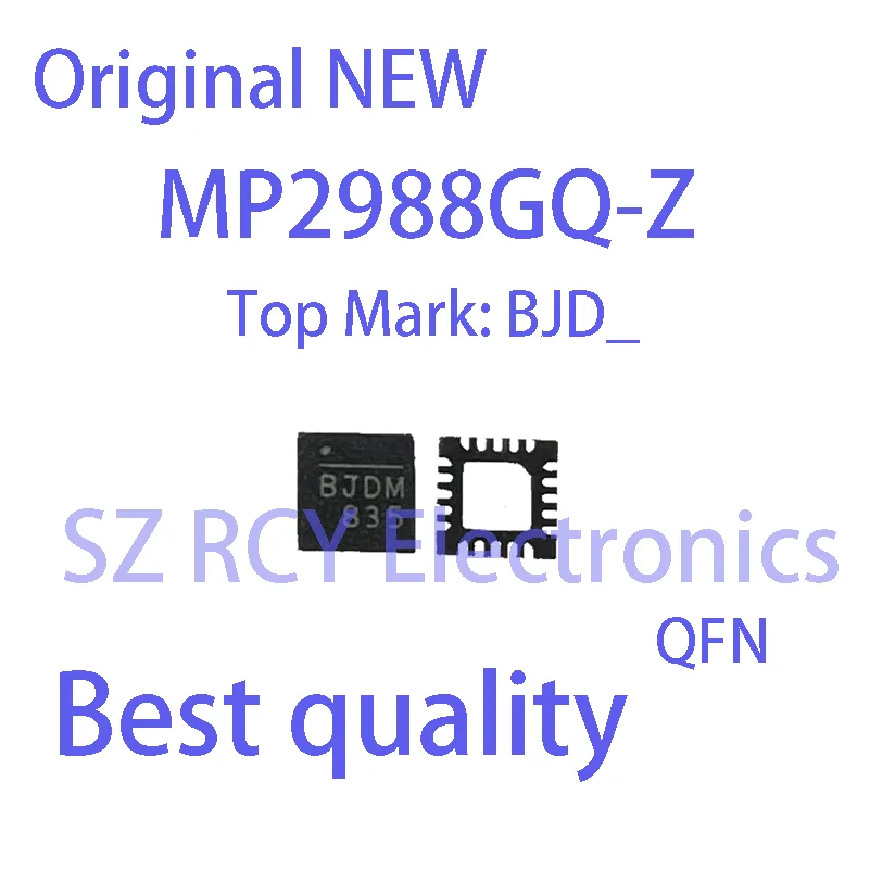 

(2-10 PCS)NEW MP2988GQ-Z MP2988GQ MP2988 Top Mark BJDM BJD QFN Chipset