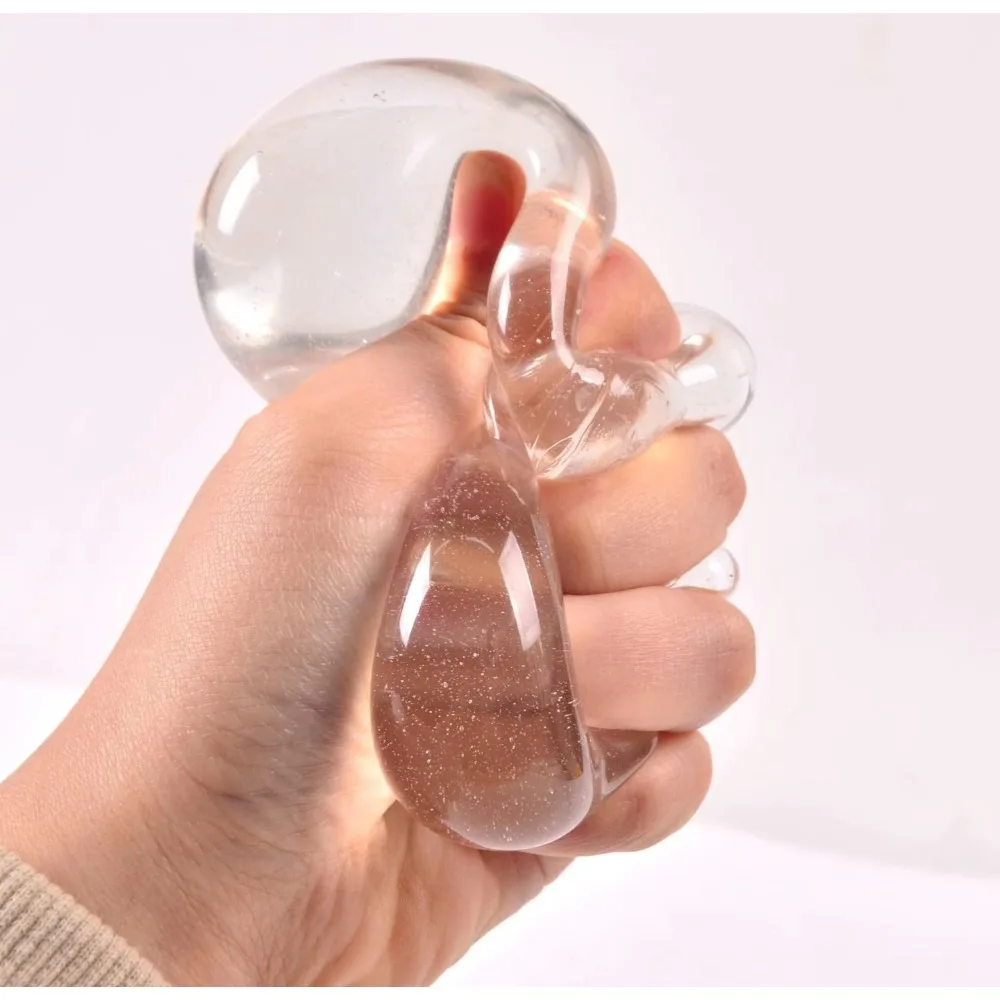 Clear Maltose Syrup Ball Slow Rebound Fidgeting Adult  Toys Stress Relief Stress Resistant Ball Squeeze Gift Reliever