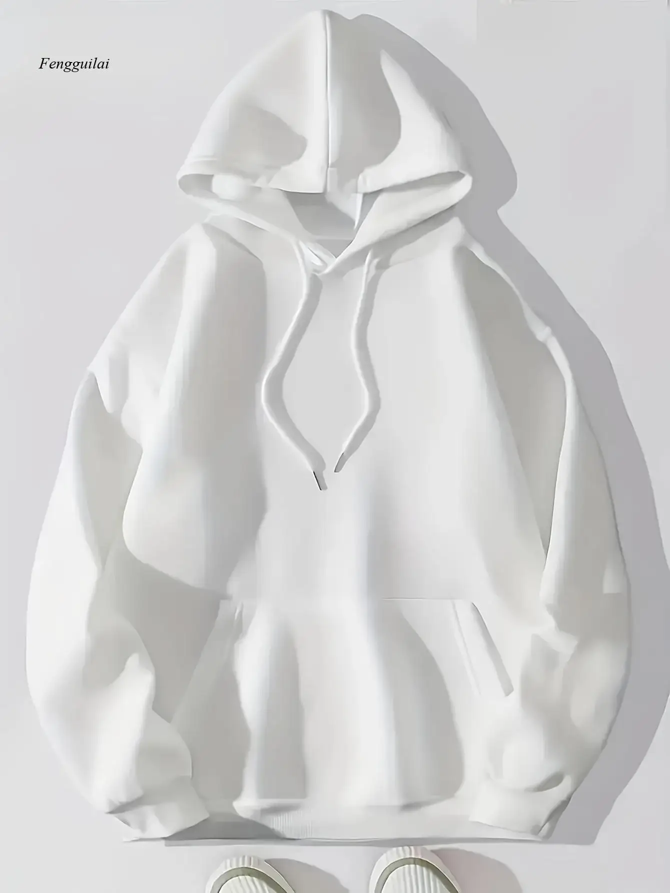 Felpa con cappuccio con stampa di tulipani rosa e foglie verdi, testo "Il mio cuore è come una tulipano" - Pullover casual a maniche lunghe