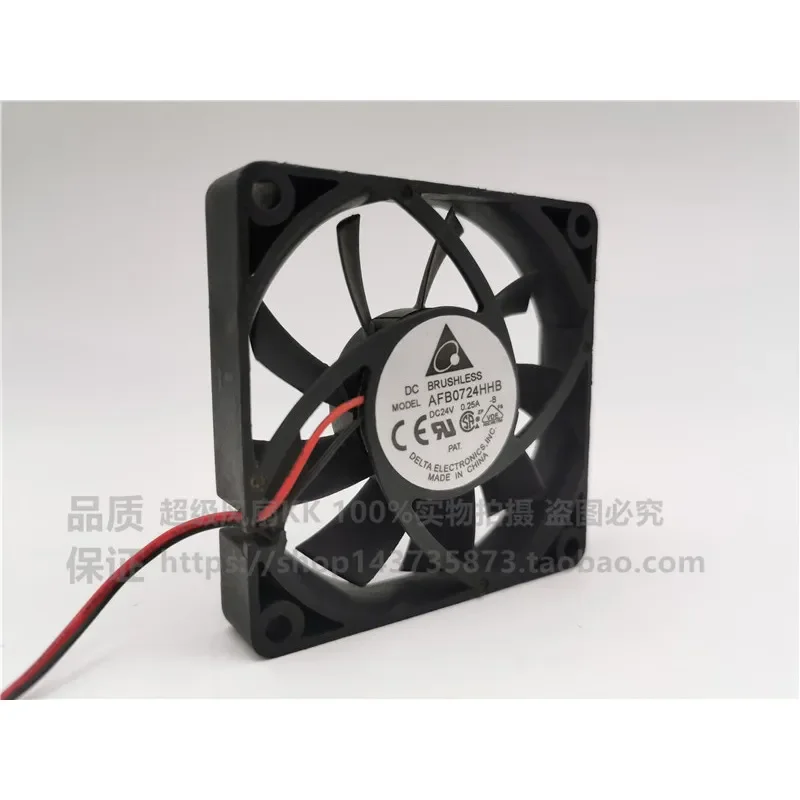 for Original AFB0724HHB 7015 24V 0.25A Double Ball Bearing Inverter Cooling Fan 7cm
