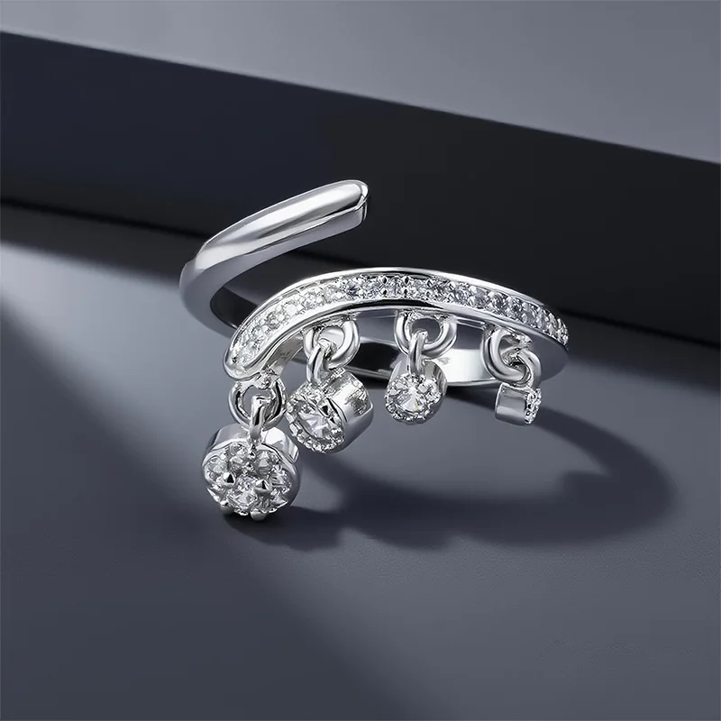 2mm 3mm 4mm 5mm Full Moissanite Ring for Women S925 Sterling Silver Eternity Sparkling Diamond Band Wedding Ring Jewelry