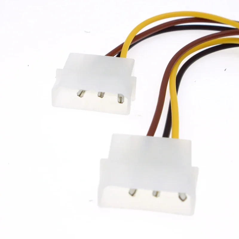 0.15m 6 inch 2 x Molex 4 pin to 6-Pin PCI Express Video Card Pci-e ATX PSU Power Converter Cable - Molex to Pcie 6 pin Adapter