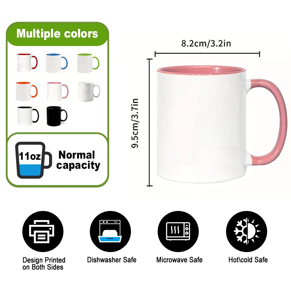 2D Flat Printing 1pc 11oz Custom Name Motorcycle Mug, Birthday Garage Gift For Biker, Hand Wash Only Microwave Safe, Water Cup