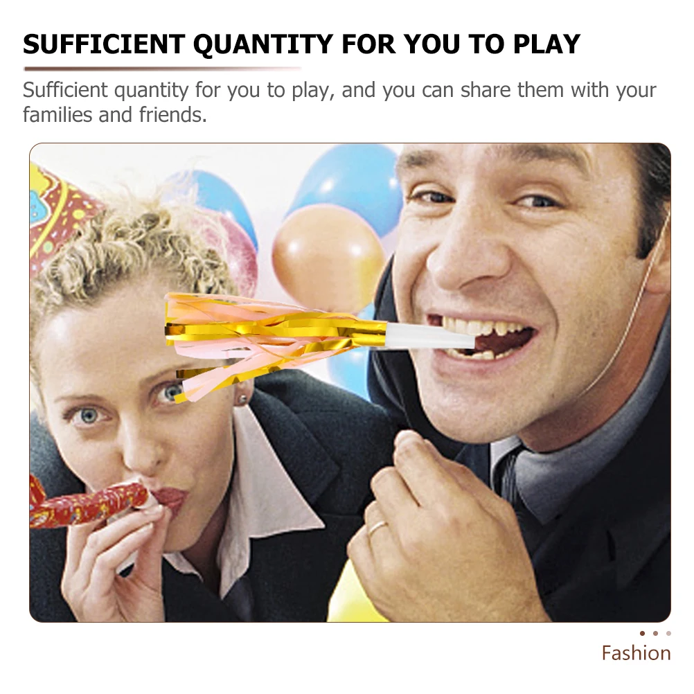 30 pçs torcendo chifre presentes blowouts assobios festa sopradores crianças adultos aniversário natal casamentos brinquedos instrumentos musicais