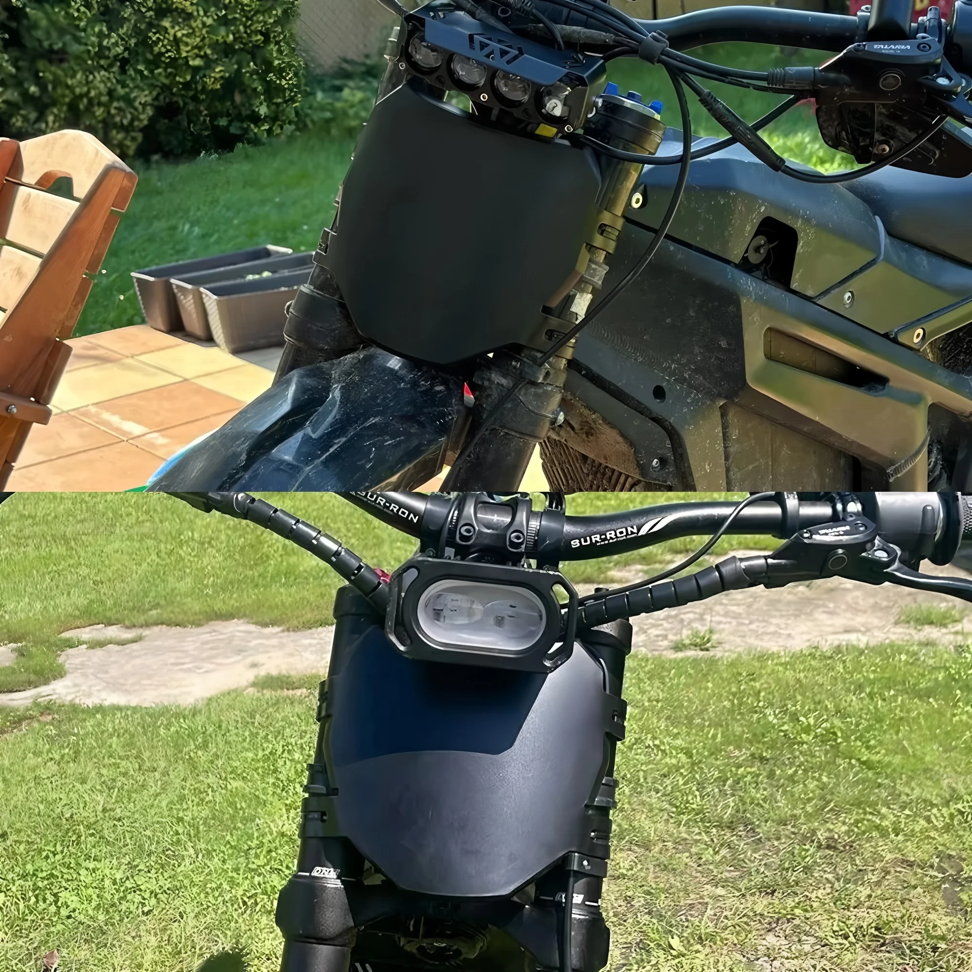 Electric Bike Number Plate Front License Registration Plate For Surron S X For Talaria Sting Stark Varg Ridstar Q20 Super 73