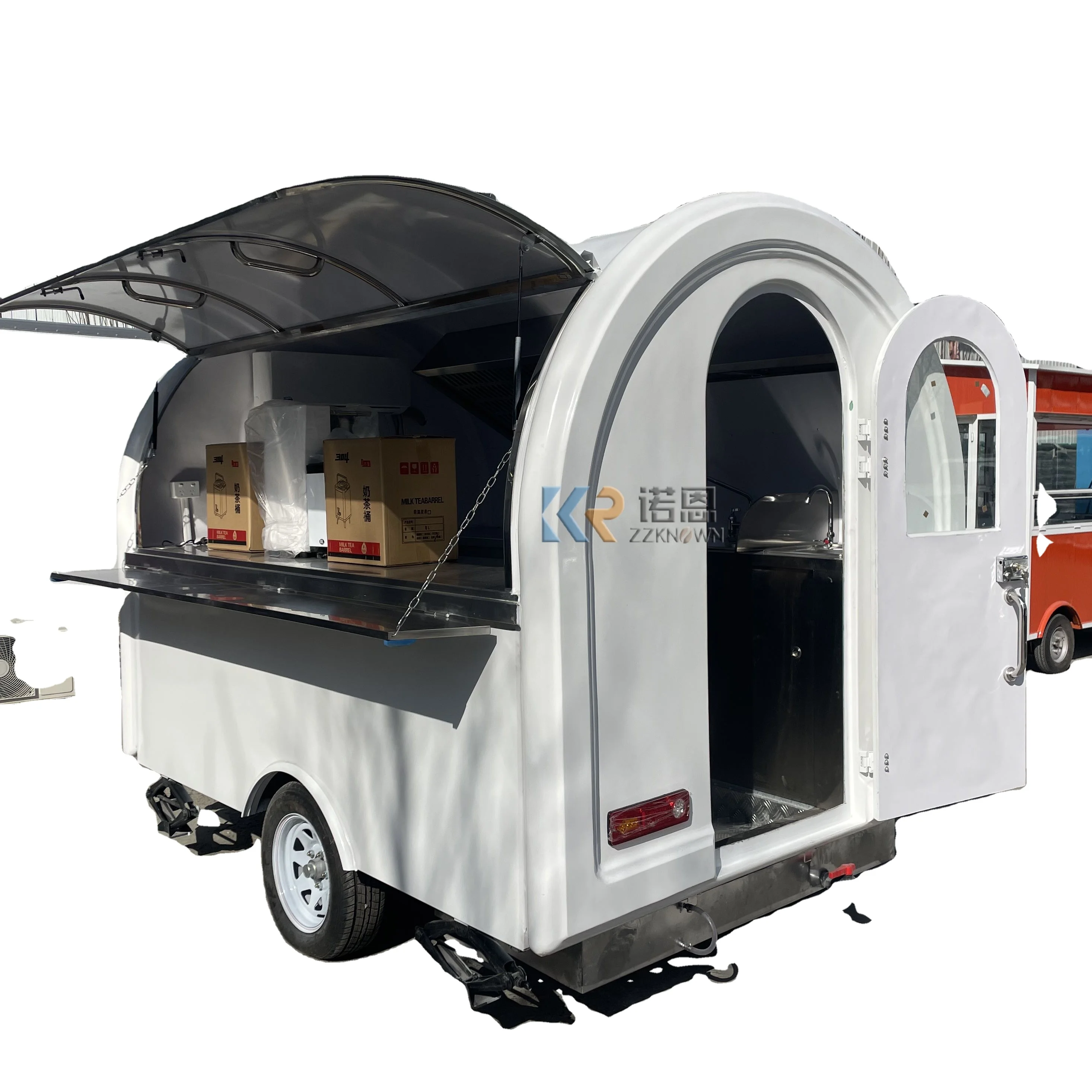 

New Arrival Snack Food Factory Car Truck Mini Large Trailer For Sale Hot Dog Cart Soybean Food Truck CE Approved