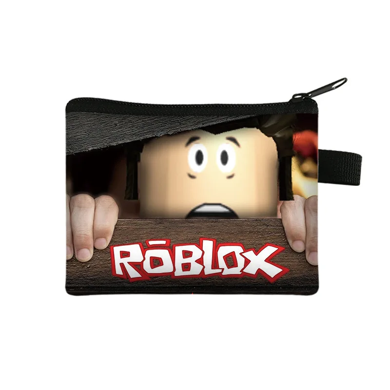 حار ROBLOX لعبة لطيف محفظة نسائية للعملات المعدنية المحمولة الكرتون محفظة صغيرة مضحك عملة مفتاح البوليستر حقيبة التخزين للهدايا صديق #1
