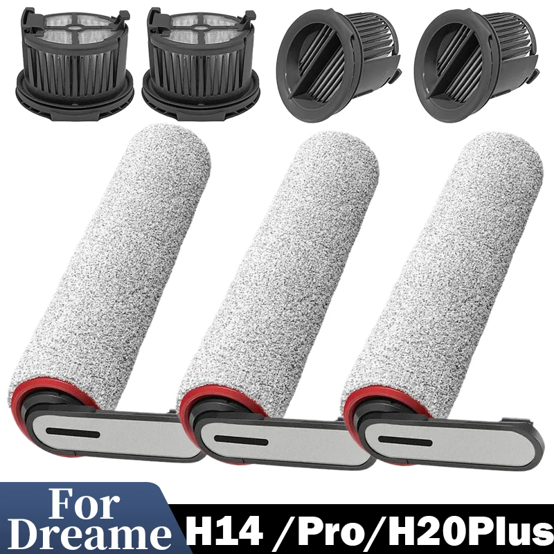 Für DreameH14/H14Pro/H14Dual/H20Pro/H20ProPlus/H20Ultra/H30Pro/H30Ultra/H30ComboStation Hauptwalzenbürste HEPA-Filter