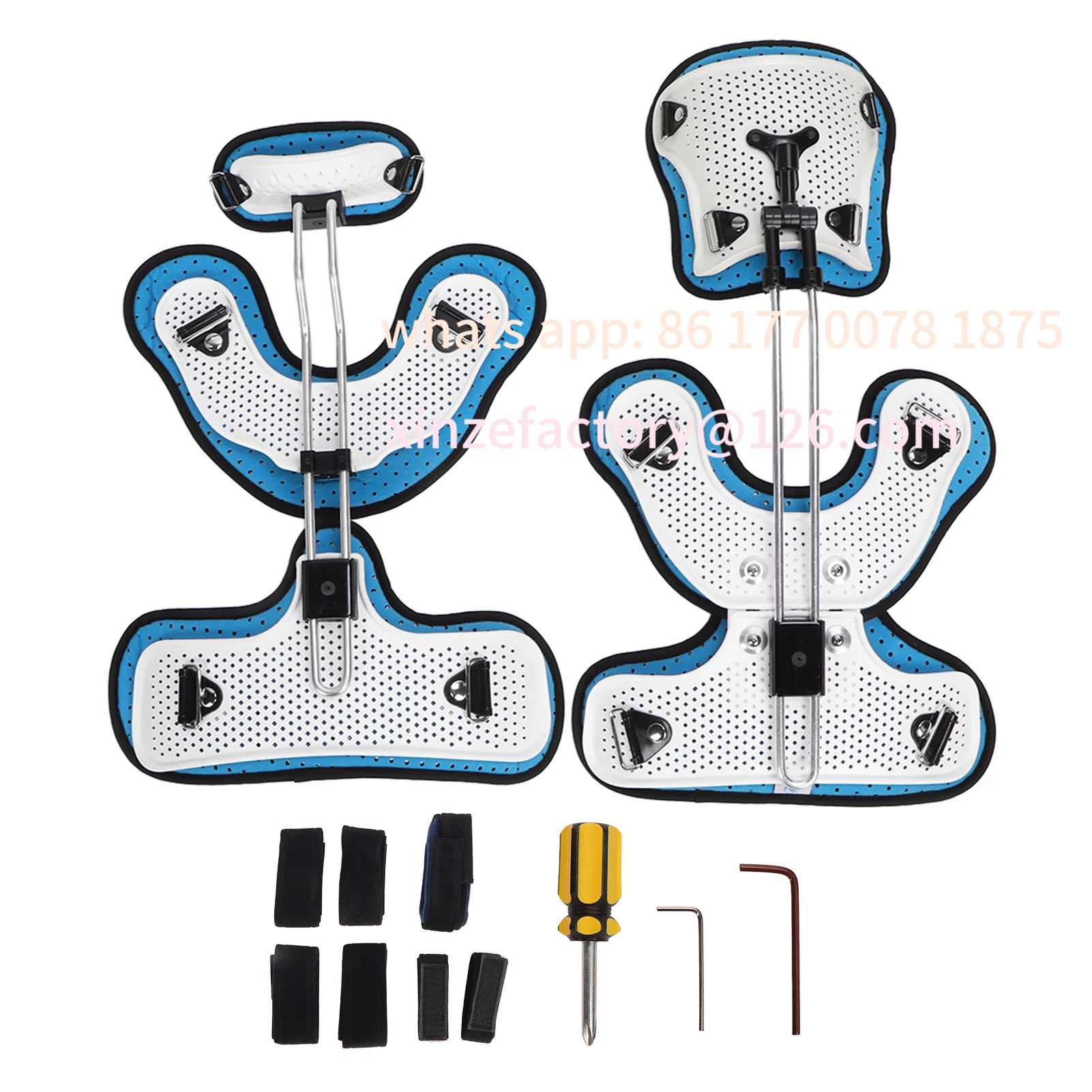 Customizable Thoracic Orthosis Convenient Comfortable Ergonomic Effective Breathable Adjustable Head Neck Chest