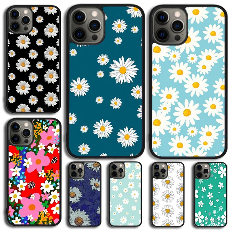 Daisy sun flower art Phone Case Cover For iPhone 18 17 Air 15 Pro MAX 16 Plus 14 12 13 coque