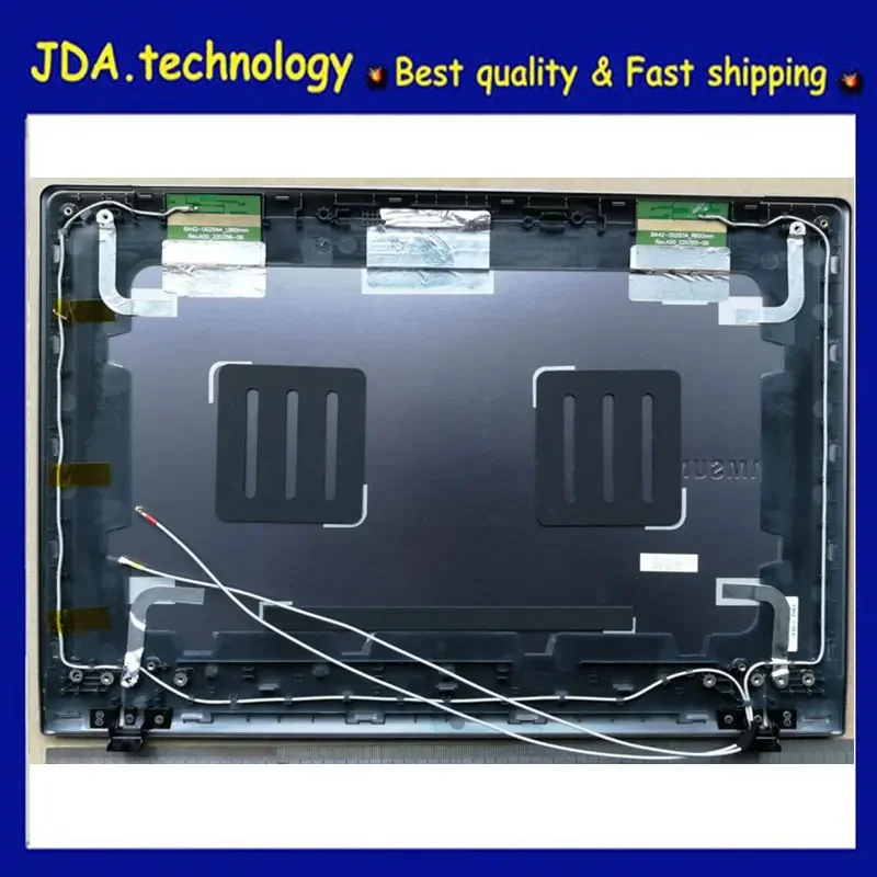 MEIARROW      New/Org For Samsung NP QX411 QX410 LCD back cover /Front bezel glass /US keyboard upper cover /Bottom case,Gray