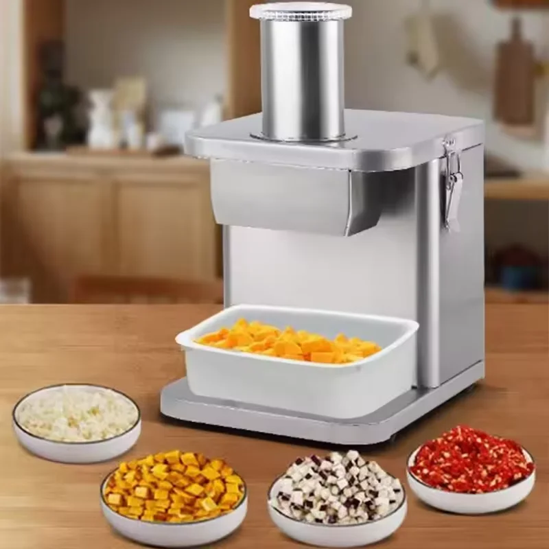 Dicing Slicer Vegetable Cutting Commercial Stainless Steel Good Quality Dicer Chopper Electric Different Sizes Equip