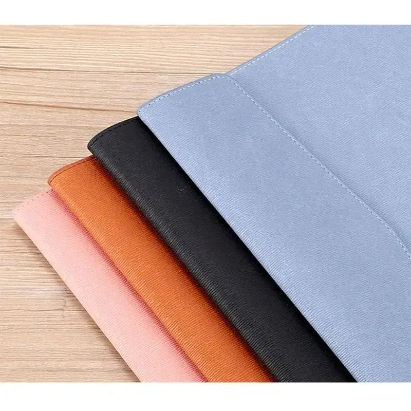 1 قطعة حقيبة مستندات من الجلد الصناعي حقيبة معلومات الأعمال الناعمة A4 مجلد اللوازم المدرسية والمكتبية ، حقيبة التخزين