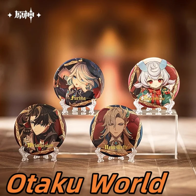 

Pre-sale Otaku Genshin Impact Original Arlecchino Furina Clorinde Lyney Lynette Navia Neuvillette Wriothesley Sigewinne Badge