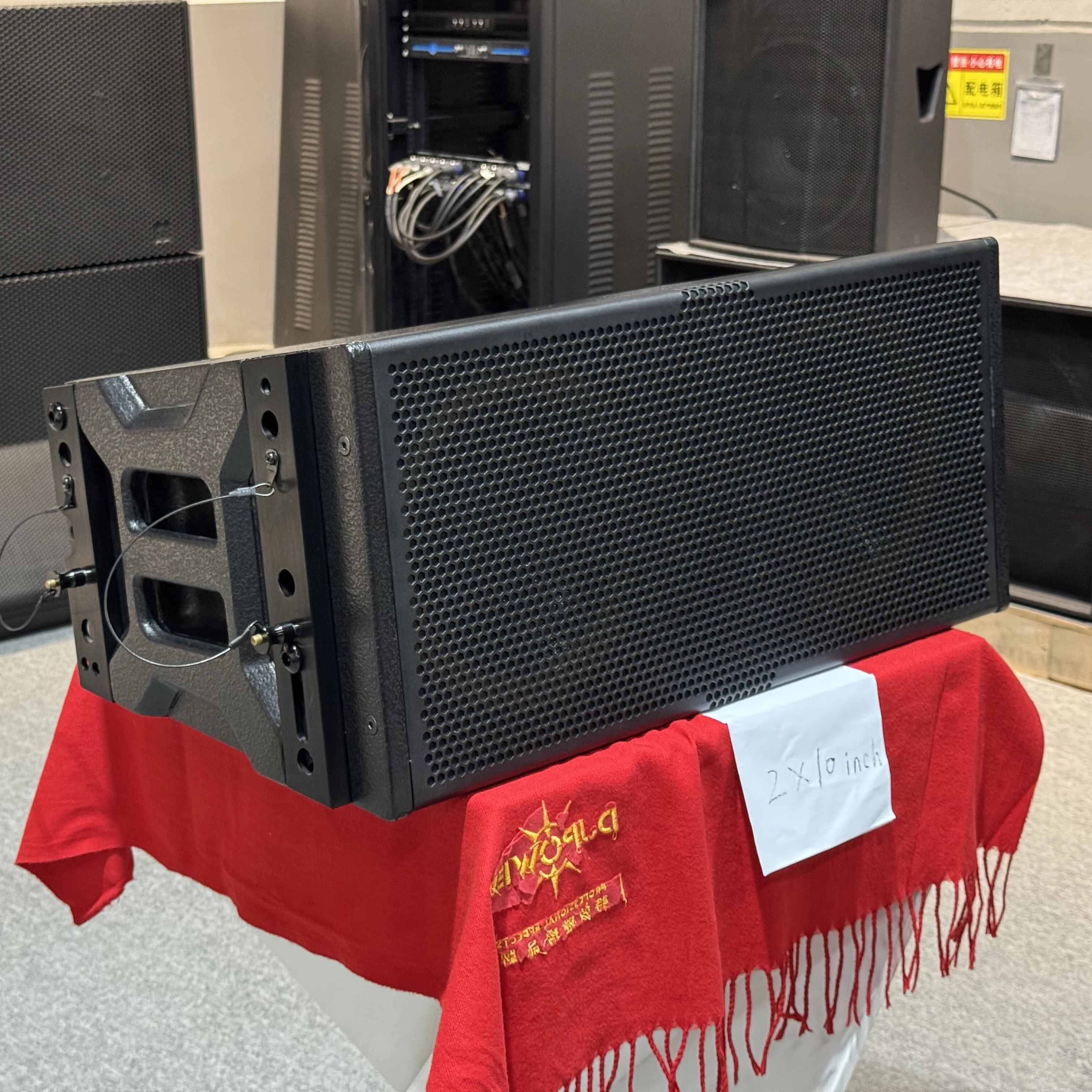 Dual 8 Inch 2 Ways Active Line Array Powered Professional Sound System Speaker For Stage Audio