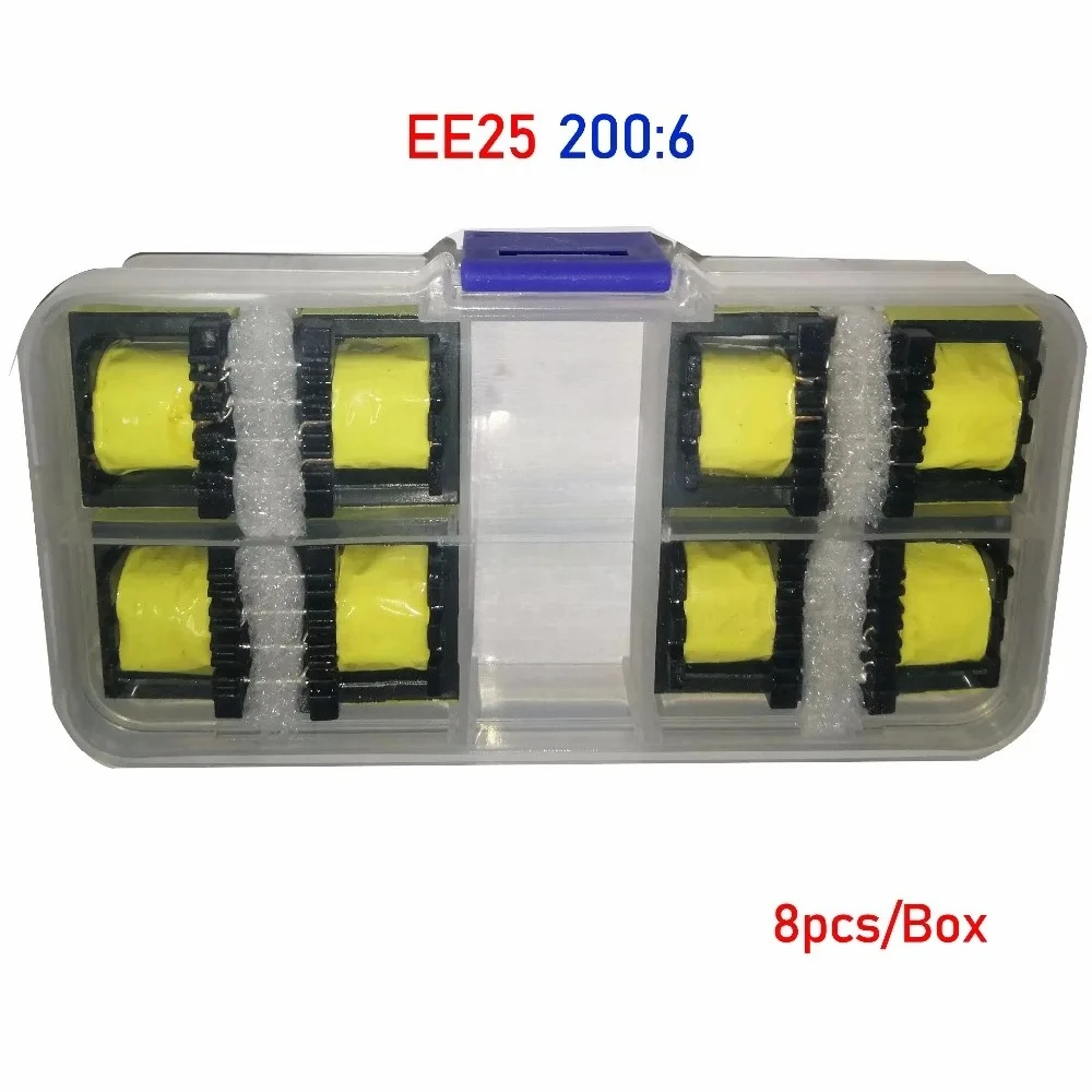 8pcs Pulse Transformer EE25 200:6 8 feet,  Auxiliary Power Transformer For ZX7/WS/LGK inverter welding machine 3 4 windings