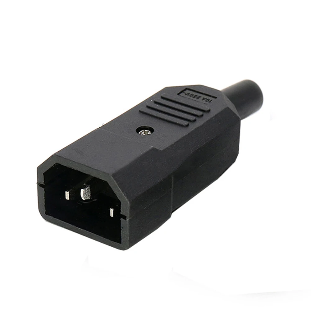 Industrial Grade Cold Devices C14 C13 Coupling Socket Power Connector IEC320 Rated 250V 10A with Screw Terminal Connection