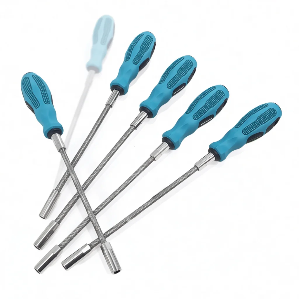 Flexible Hose Screwdriver Bit Extension Flexible Shaft Socket Tool Adaptor For Hard To Reach Area Engine Maintenance