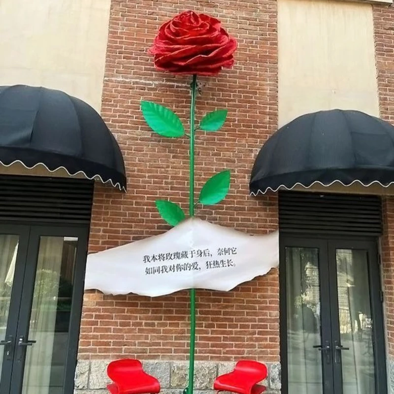 

Large-scale handmade paper flower beauty event site decoration paper art flower rose giant flower prop shopping mall