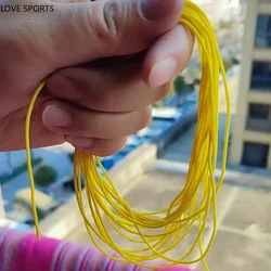 New 1.4mm Solid Rubber Fishing Line Elastic Band Strapping Fishing Line 5 Meters Yellow Elastic Tennis Rope Tied Line Fish Rope