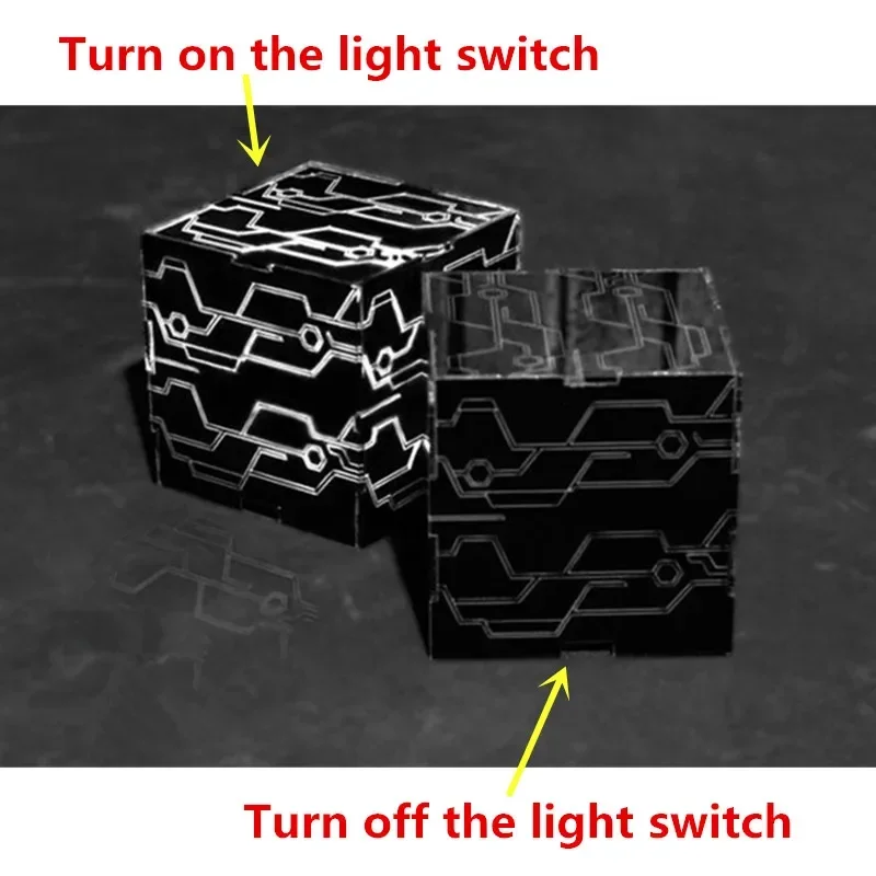 NieR Automata 9S 2B Реквизит для косплея Белый Свет Черный ящик YoRHa No.9 Тип S No 2 Тип B Волшебный куб