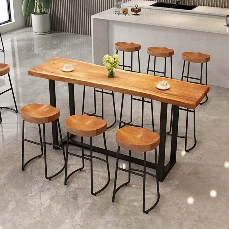 

l # Nordic Minimalism Wood Frame High Dining Bar Chair Restaurant,And Kitchen Commercial Furniture Bar Stools Modern Cheap