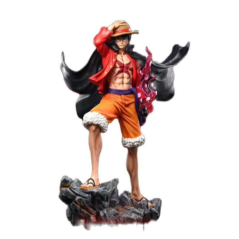 

1/3 71Cm Gk Du Studio One Piece Four Emperors Monkey D. Luffy Anime Action Figure Model Garage Kit Statue Toys Gift