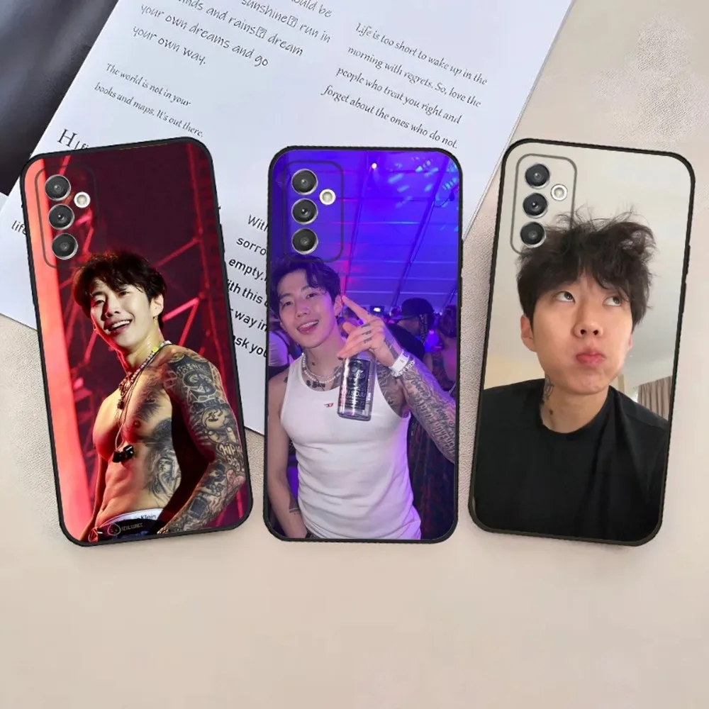 

Jay Park Korean Singer Phone Case For Samsung S24,23,22,30,21,10,9,Ultra,Plus,Lite,FE,5G Black Soft Case