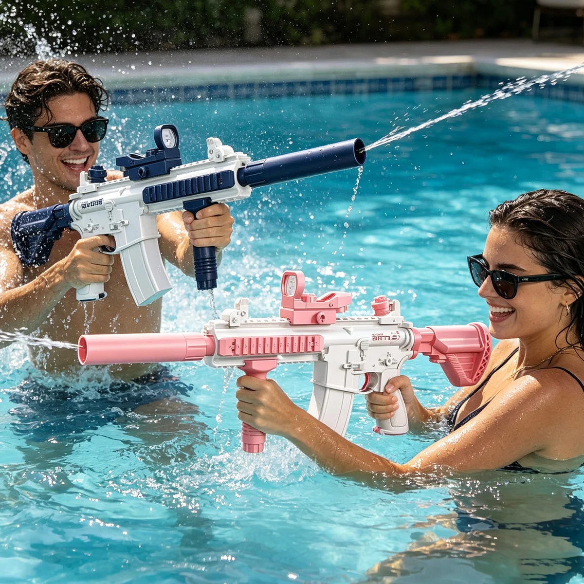 

Automatic Summer Electric Toy Water Gun Large-capacity Water Gun Beach Outdoor Water Fight Swimming Pool Toys Gifts