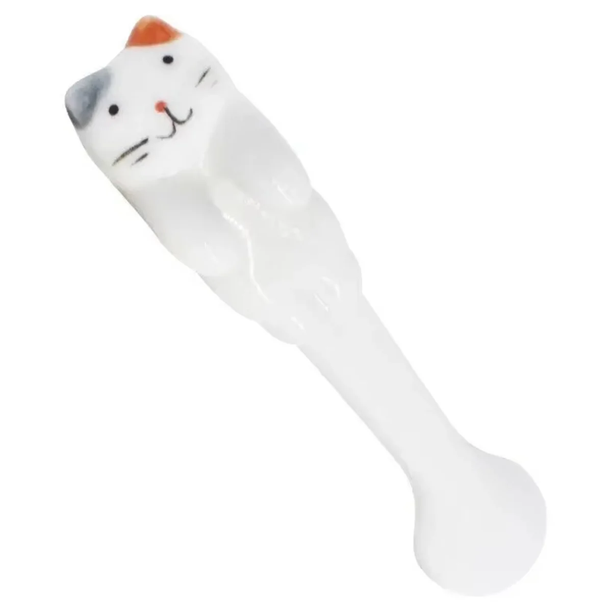 

AA05 Cute Animal Spoon Hanging Coffee Dessert Spoon Ceramic Cartoon Cat Spoon Unique Cat Hanging Spoon Kitchen Tools B