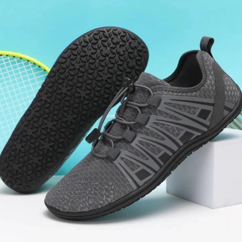 Minimalist Shoes for Men Wide Toe Barefoot Casual Sneakers Women Mesh Breathable Unisex Sneakers Lightweight Walking Shoes