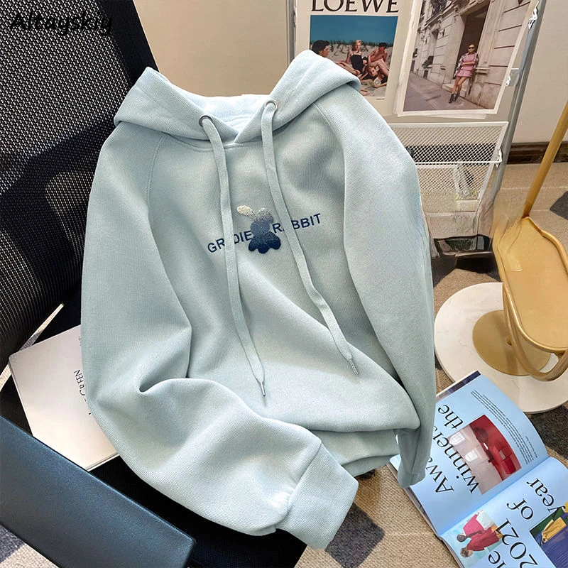 Sweet Hoodies Women Y2k Clothes Kawaii Embroidery Designer Korean Style Fashion Aesthetic Girlish Толстовка Temper Streetwear