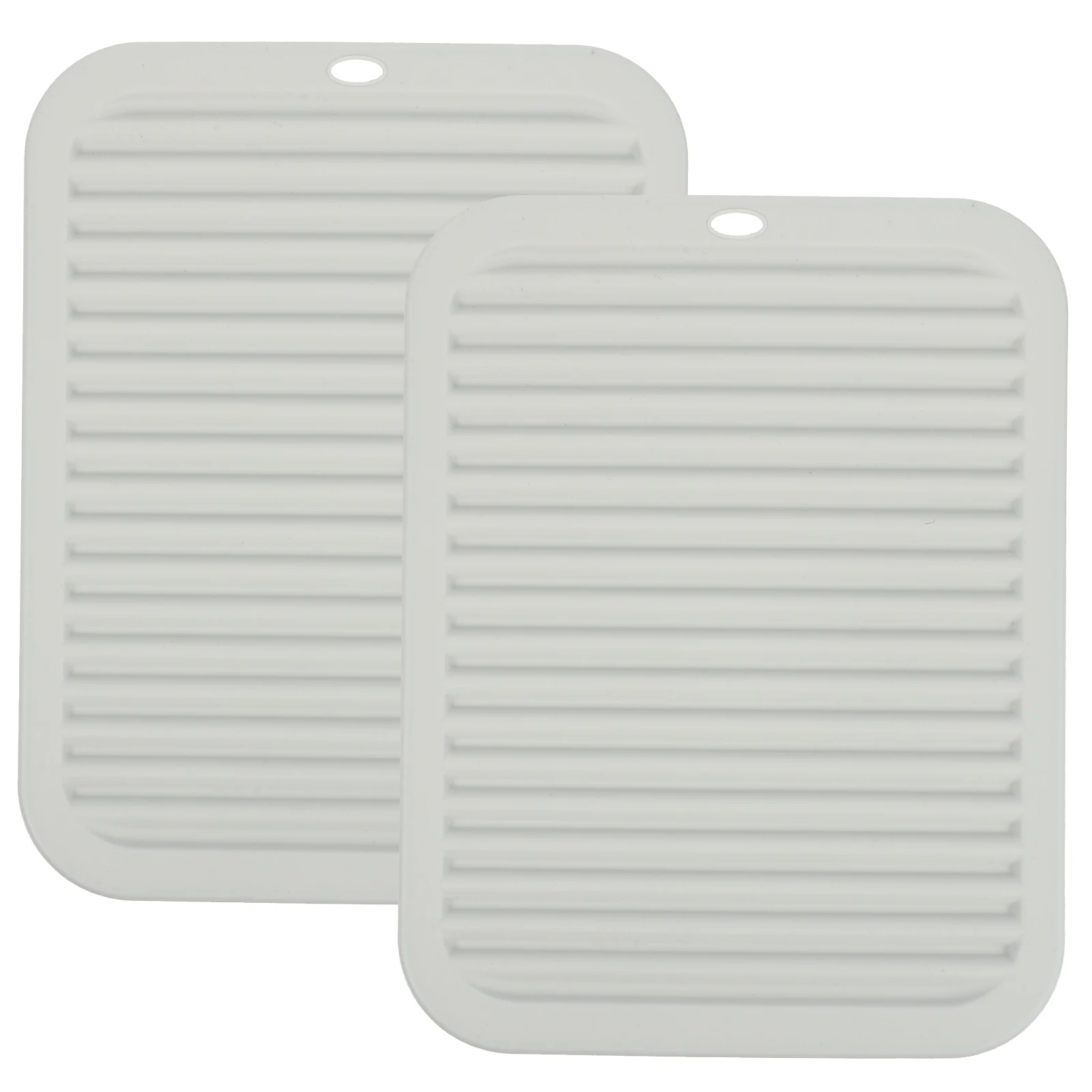 

2pcs Silicone Hot Pads Trivet Mats Pot Holders Dish Drying Countertop Heat Resistant Kitchen Gadgets Reusable Pot Mat Non-Slip