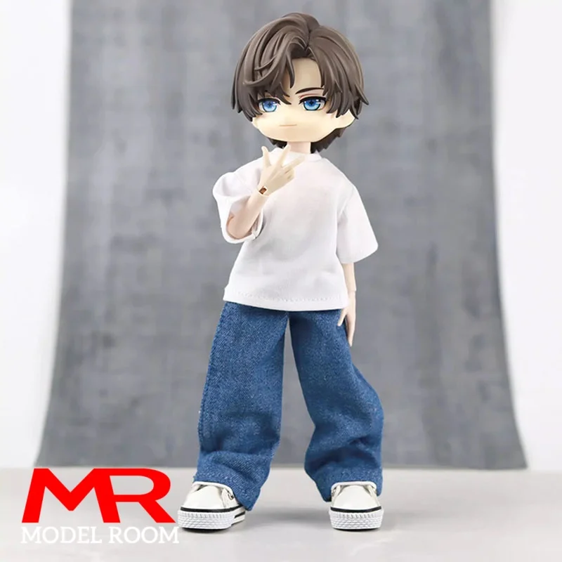 1/12 Schaal BJD Denim Jeans Kleding Model Fit 1:12 Ashi 2.0 3.0 OB11 Azone P9 P10 Ufdoll BJD Action Figure Poppen