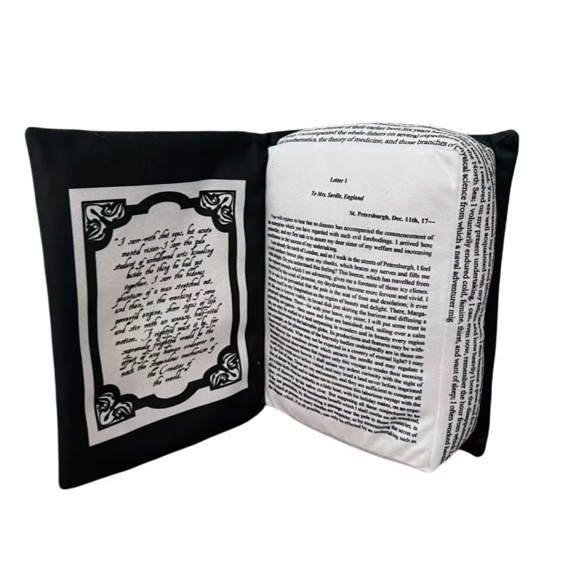 جديد 25 سنتيمتر فرانكنشتاين ألعاب من القطيفة وسادة كتاب لطيف لينة محشوة ديكور غرفة المنزل الدمى للطفل عيد ميلاد هدية الكريسماس #6